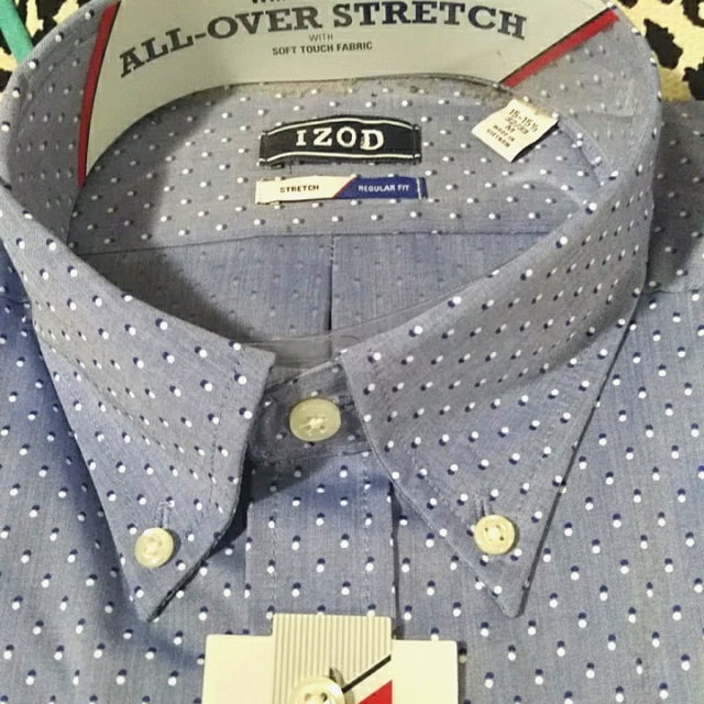 Nwt Button Down Long Sleeve Wrinkle Free Shirt